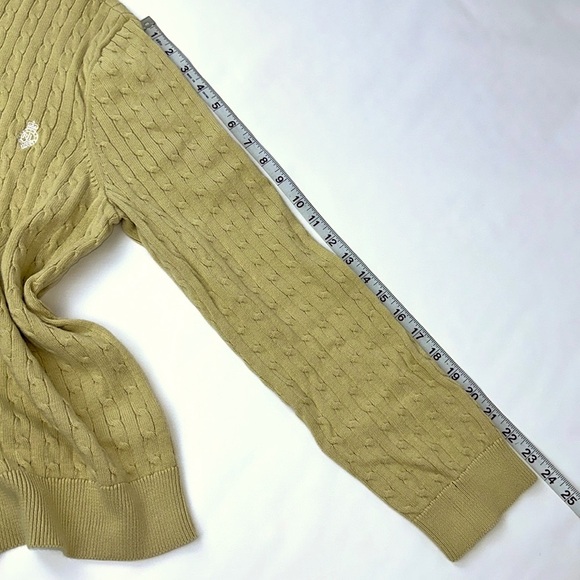 Ralph Lauren Active Zippered Cardigan. Golden Tan Color. Size XL. - Picture 7 of 8